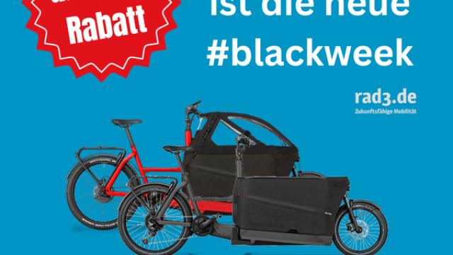 s_blueweek_blackweek_rad3 rad3 - Lastenräder, Transporträder, Cargobikes