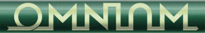 OMNIUM Logo – Glossy Forest Green + Creamy Graphics